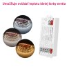 WiFi/RF/Bluetooth prijímač pre riadenie LED pásov 3in1 RGB, RGBW, RGB+CCT 12A DC12/24V MiLight E3-WR