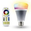 E27 RGB+CCT 9W 850Lm RF controller inside 2,4GHz MiLight-FUT012