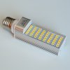 E27 40xSMD5050 8W 660Lm Warm White Side View-Rotate-VL