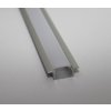 Hliníkový profil pre LED pásy ZÁPUSTNÝ 28x9mm-ELOX