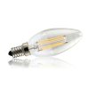 E14 Filament LED 4W 480Lm Warm White Retro Candle Clear LEDLine