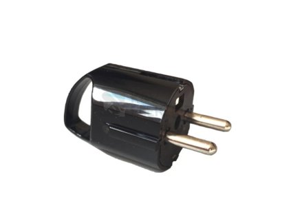 ABB 5537-206 N vidlice úhlová černá s uchem