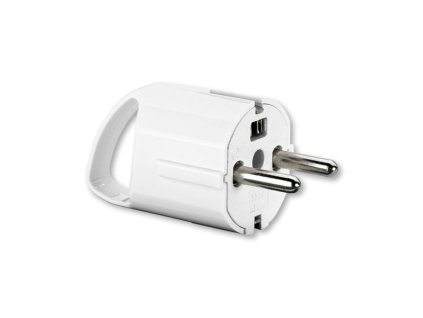 ABB 5537-206B vidlice úhlová bílá s uchem