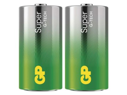Alkalická baterie GP Super C (LR14), 2 ks
