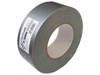 Anticor 111/48mm x 25m POLYTEX páska s vláknem stříbrná