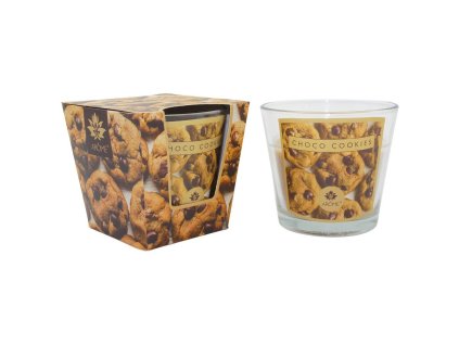 AROME svíčka vosková ve skle 120g Choco cookies 0301