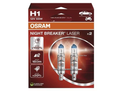 Autožárovka OSRAM H1 55W 12V DUOBOX