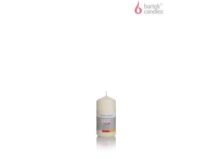 Bartek svíčka vosková BASIC válec 50x100mm 150g  bílá 0078