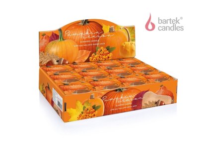 Bartek svíčka vosková ve skle  115g dýňová sezóna 0128