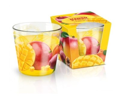 Bartek svíčka vosková ve skle  115g mango a ovoce 0151