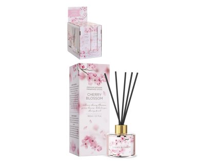 Bartek Vánoční aroma difuzér s tyčinkami 100ml sakura třešňový květ 0145