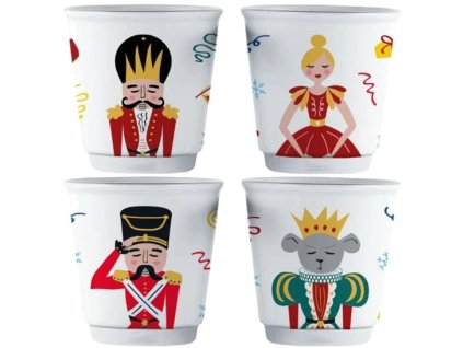 Bialetti set 4 šálků Louskáček