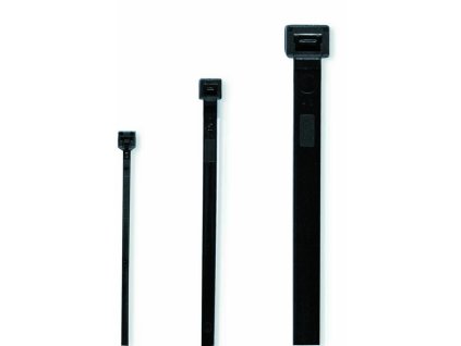 Cimco 181862 Vázací páska 135x2,5mm černá - 100ks