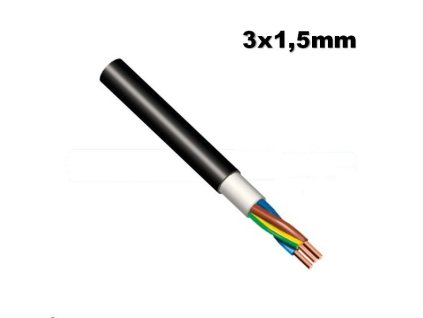 DRAKA (NKT, PRAKAB) CYKY-J 3x1,5 instalační vodič