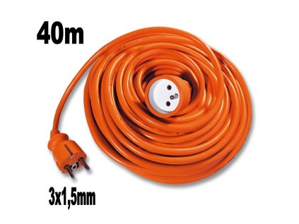 Ecolite (FairLine) prodlužka 40m 3x1,5mm oranžová (FX1-40 3x1,5)