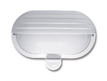 Ecolite WHST69-BI světlo nástěnné s čidlem bíle PIR