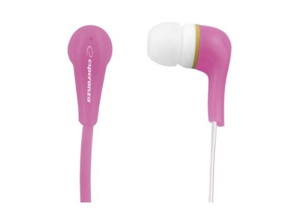 Esperanza EH146P sluchátka LOLLIPOP růžová