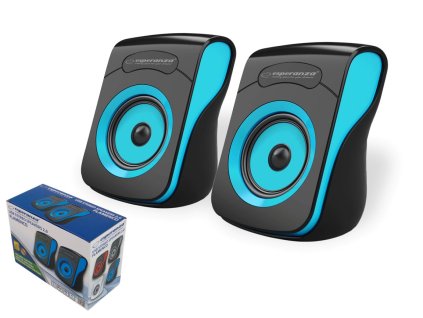 Esperanza EP140KB repro 6W FLAMENCO černo-modrá