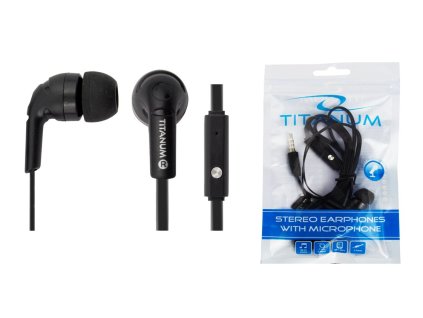 Esperanza TH109K sluchátka s mikrofonem TITANIUM černá