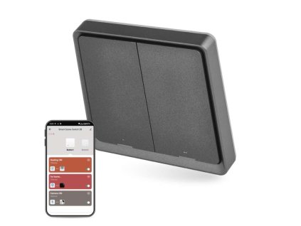 GoSmart Přenosný ovladač scén IP-2002ZB, ZigBee 3.0, 2-tlačítkový