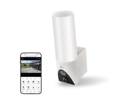 GoSmart Venkovní otočná kamera IP-310 TORCH s WiFi a světlem, bílá