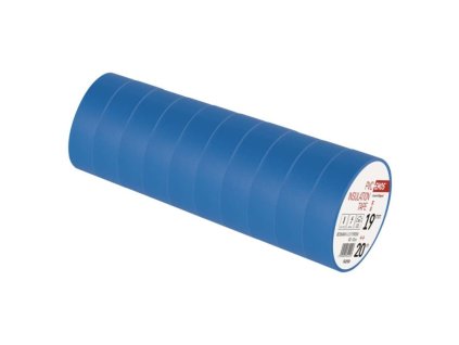 Izolační páska PVC 19mm / 20m modrá
