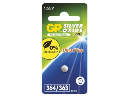 Knoflíková baterie do hodinek GP 364F (SR60, SR621), 1 ks