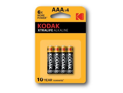 Kodak XTRALIFE KAAA-4 alkaline blistr (LR03)