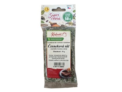 Kulinář Česneková sůl originální náplň pro mlýnek 50g (69)