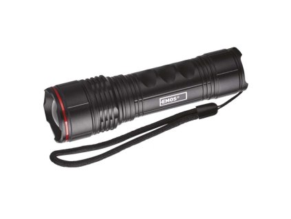 LED svítilna kovová, 330 lm, 3× AAA, FOKUS