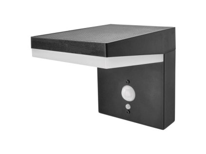 LED zahradní solární nástěnné svítidlo VEREA, čidlo soumraku, 10,7 x 15,4 x 13 cm