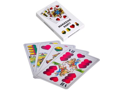 Mikro mariášové karty 32ks v papírové krabičce