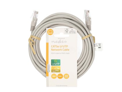 Nedis CCGL85101GY50 LAN UTP kabel CAT5e 5m