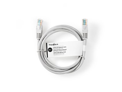 Nedis CCGT85100GY100 LAN UTP kabel CAT5e 10m