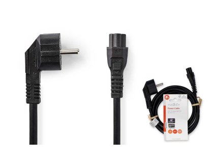 Nedis CEGL10100BK20 napájecí kabel k notebooku 2m