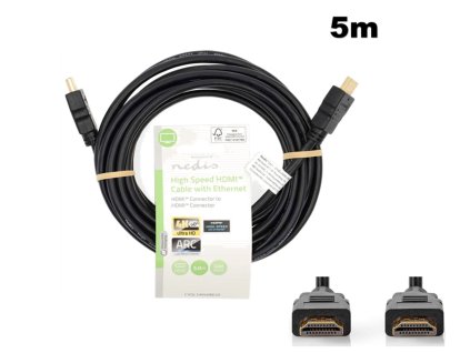 Nedis CVGL34060BK50 HDMI kabel HighSpeed 5m