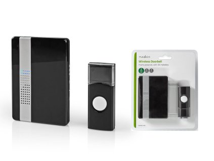 Nedis DOORB223CBK bezdrátový zvonek,230V, ČERNÝ