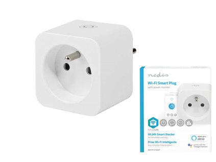 Nedis WIFIP121EWT SmartLife chytrá zásuvka, měřič výkonu