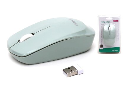 Omega mouse bezdrátová OM229M zelená