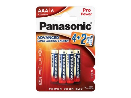 Panasonic LR03PPG/6BP 4+2F Pro Power Gold