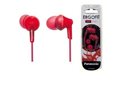 Panasonic RP-HJE125-R červená sluchátka