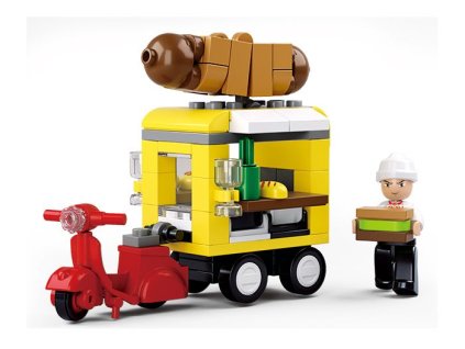 Sluban B-0565 Hot-dog vůz 112 dílků