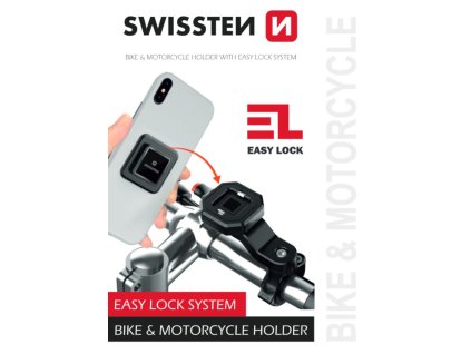 SWISSTEN EASY LOCK BIKE & MOTORCYCLE držák s zamykacím systémem