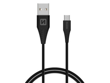 SWISSTEN kabel USB microUSB 1,5m ČERNÁ