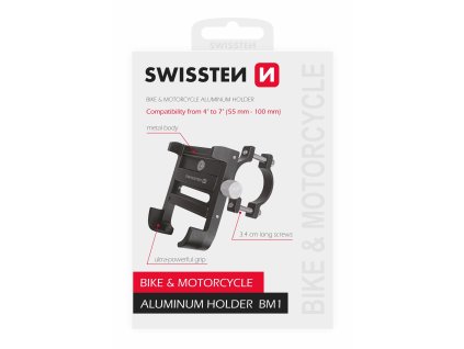 SWISSTEN kovový držák na kolo/motorku 4-7" BM1