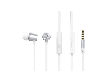 SWISSTEN Metal Dynamic YS500 sluchátka stříbrno bílá