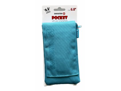 SWISSTEN POCKET 6,8" pouzdro pro smartphone modré