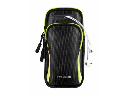 SWISSTEN pouzdro na smartphone pro běh ARM BAG černá