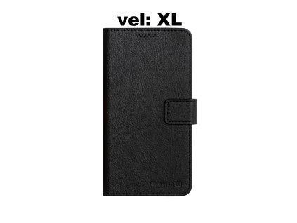 SWISSTEN univerzální pouzdro pro smartphone Libro uni II vel.XL černá koženka