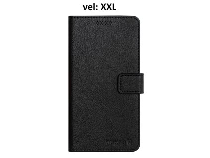 SWISSTEN univerzální pouzdro pro smartphone Libro uni II vel.XXL černá koženka